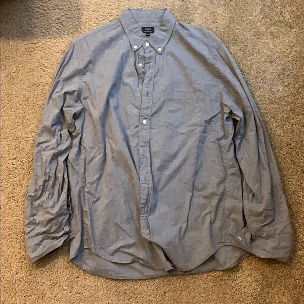 Grey J. Crew button down